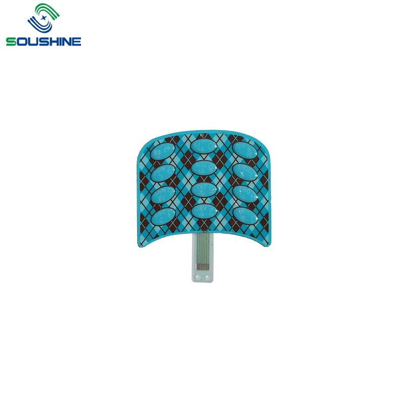 3.7 * 3.7 * 0.35 Skrwaee030 Albs ชุดหูฟัง Wire Membrane Switch